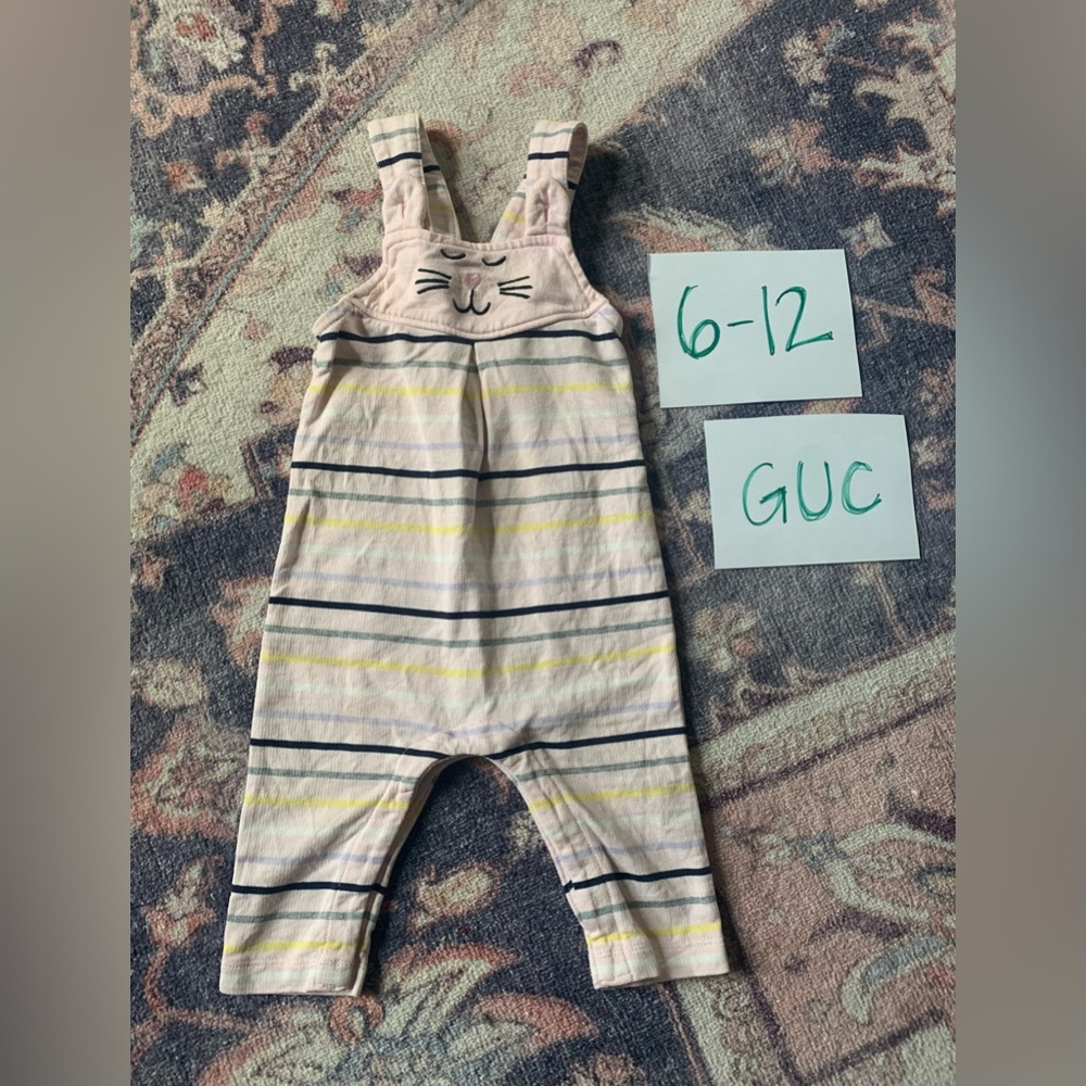 Hanna bunny overalls 6-12 mo